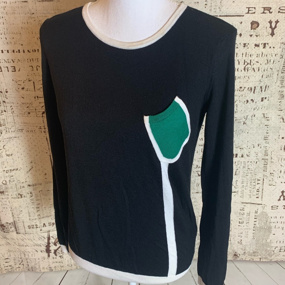 Girdear Quirky Crooked Pocket Sweater Sz 3 Medium